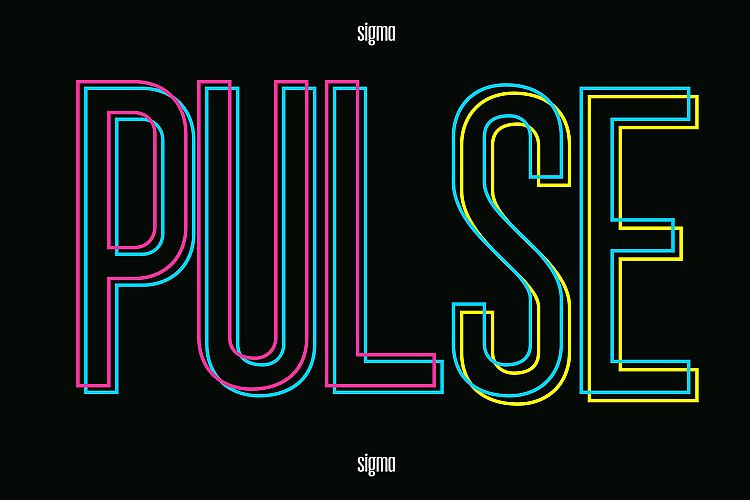 Sigma Display FontRegular Font