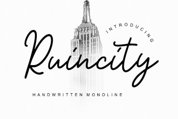 Ruincity Handwritten Monoline Font