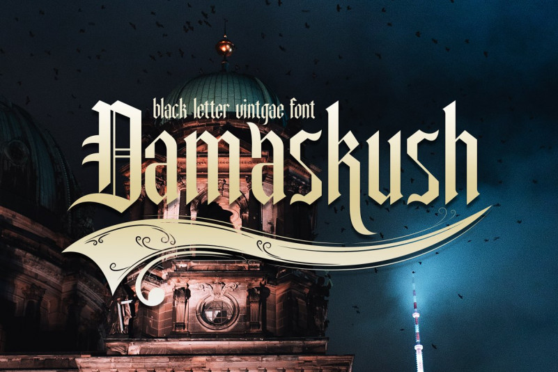 Damaskush Font Damaskush Font