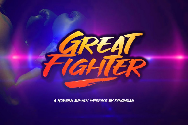 Great Fighter Font Great Fighter Font