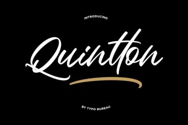 Quintton - Script Font