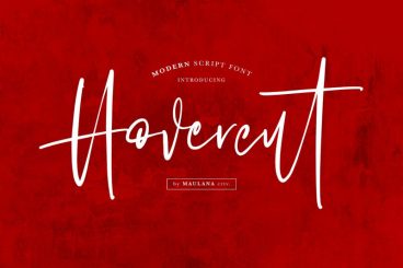 Hovercut Font