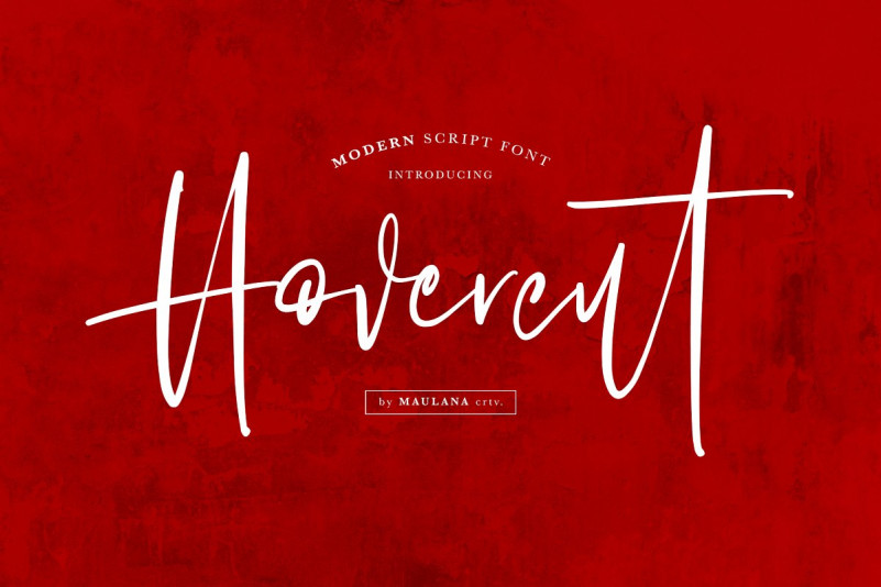Hovercut Font
