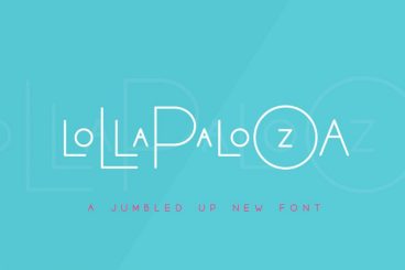 The Lollapalooza Font