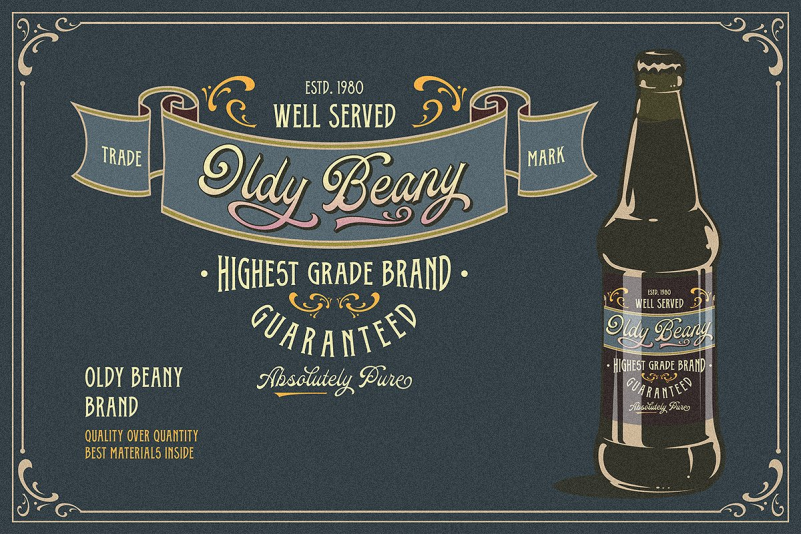 Oldy Beany Font
