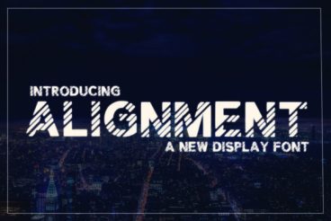 Alignment Font