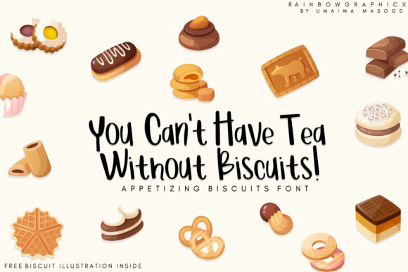 Appetizing Biscuits Font