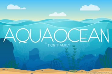 AquaOcean Font