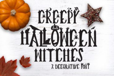 Creepy Halloween Witches Font