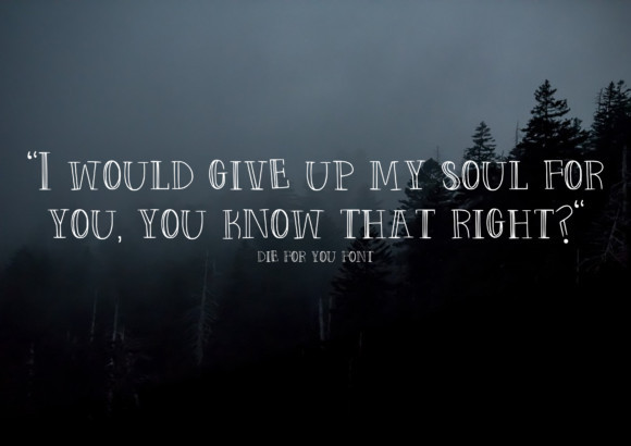 Die for You Font