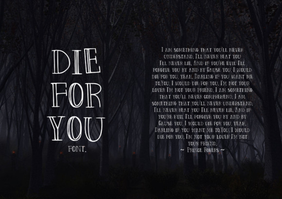 Die for You Font