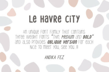Le Havre City Font