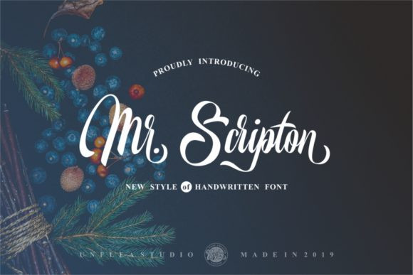 Mr. Scripton Font