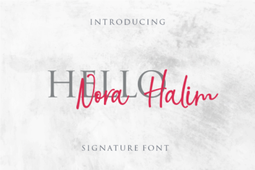Nora Halim Font