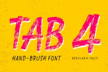 Tab 4 Font