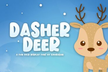 Dasher Deer Font