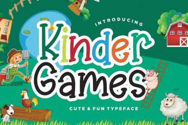 Kinder Games Cute & Fun Font
