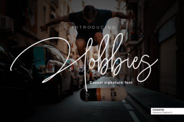 Hobbies Signature Font