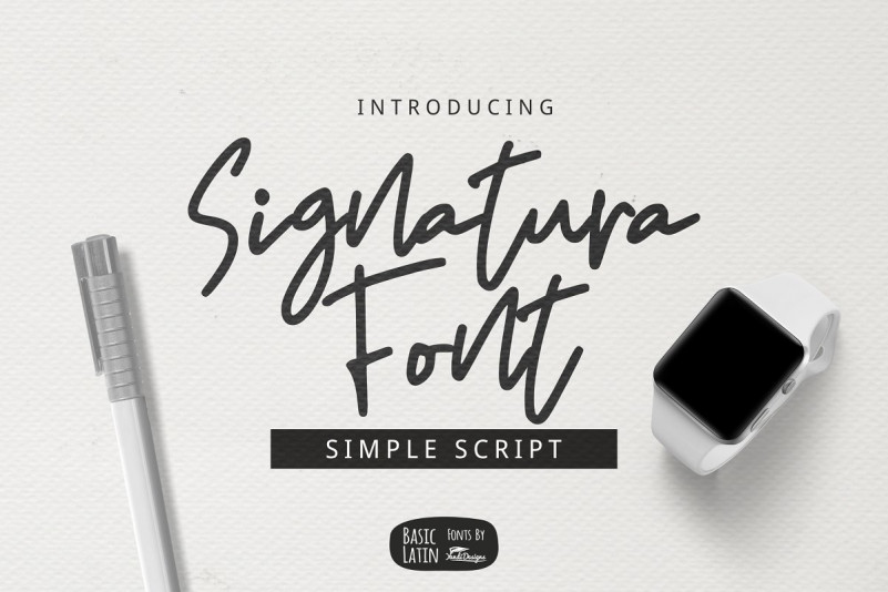 Signatura Font Signatura Font
