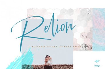 Relion Signature Font