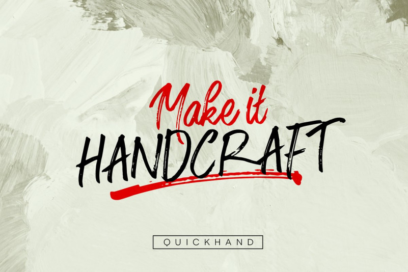 Quickhand Font