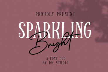 Sparkling Bright - Beauty Font