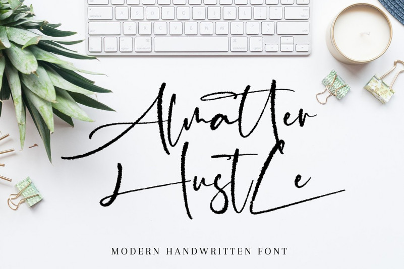 Almatter Hustle Font Almatter Hustle Font