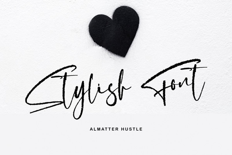 Almatter Hustle Font Almatter Hustle Font