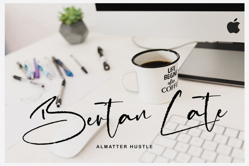 Almatter Hustle Font Almatter Hustle Font