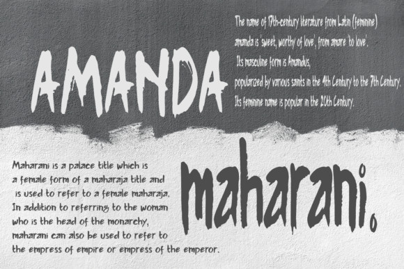 Amanda Font