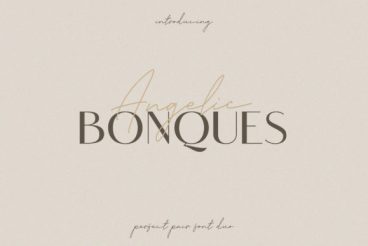 Angelic Bonques Trio Font