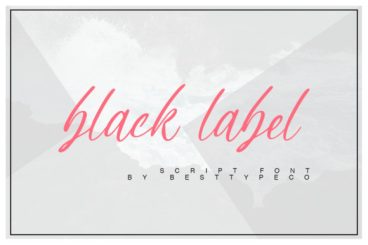Black Label Font