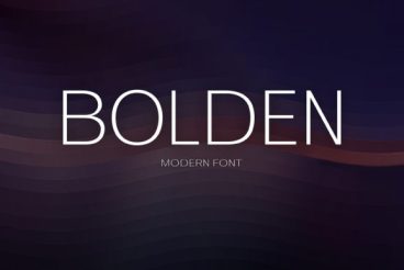 Bolden Font