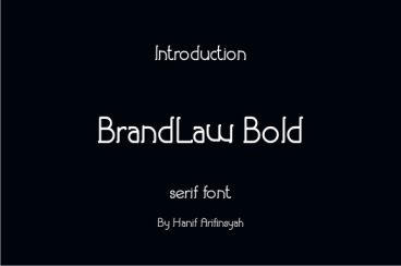 Brandlaw Bold Font