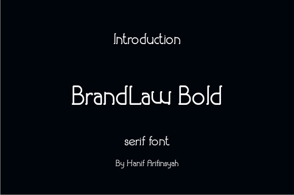 Brandlaw Bold Font