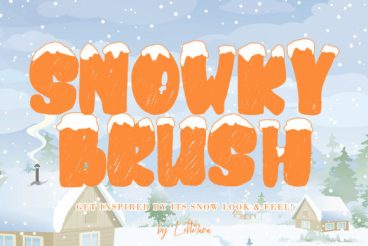 Snowkybrush Font