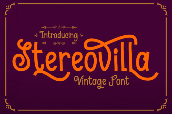 Stereovilla Font
