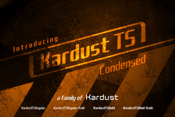 Kardust TS Font
