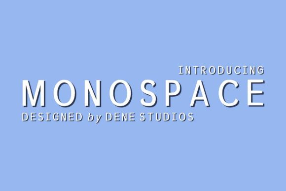Monospace Font Monospace Font