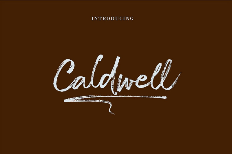 The Caldwell Font The Caldwell Font