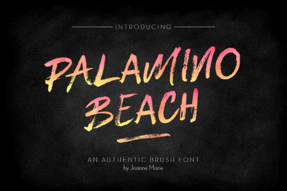 Palamino Beach Font