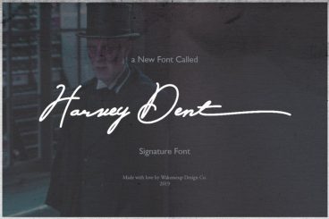 Harvey Dent Signature Font