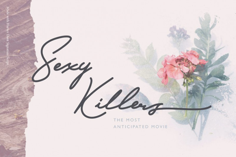 Harvey Dent Signature Font