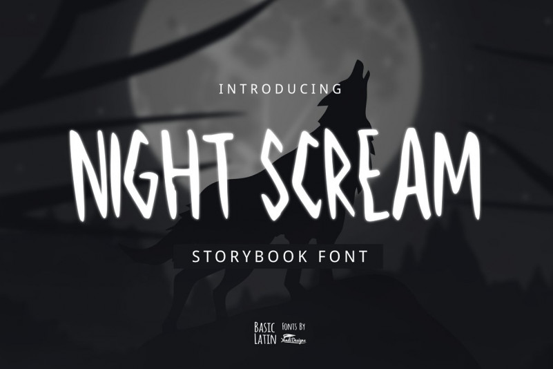 Night Scream Font