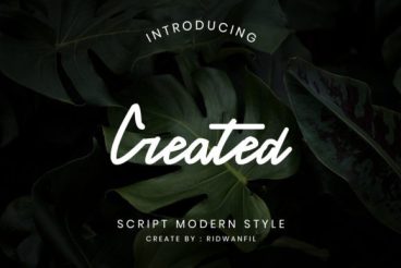 Created Font