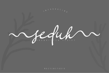 Seduh Font