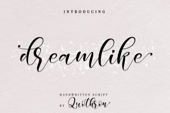 Dreamlike Font