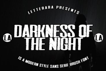 Darkness of the Night Font