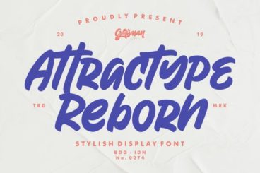 Attractype Reborn Font