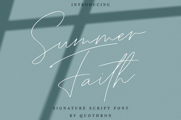 Summer Faith Font